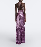 Jenny Packham Lisette embellished gathered gown