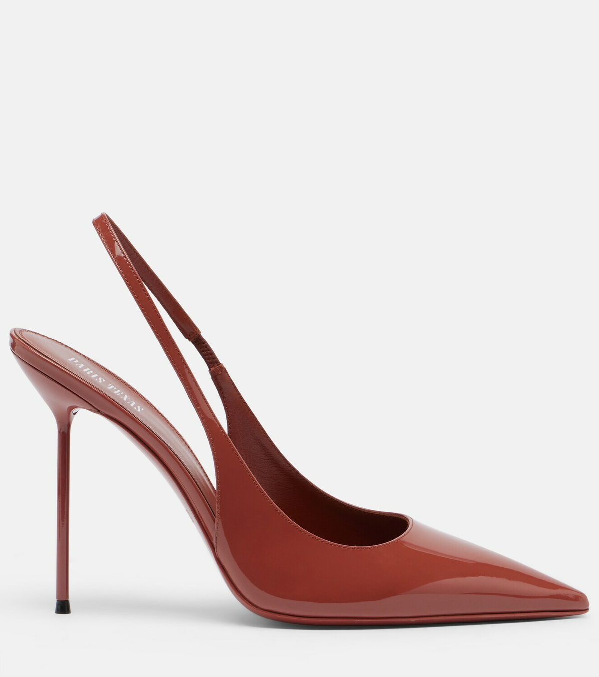Paris Texas Lidia patent leather slingback pumps