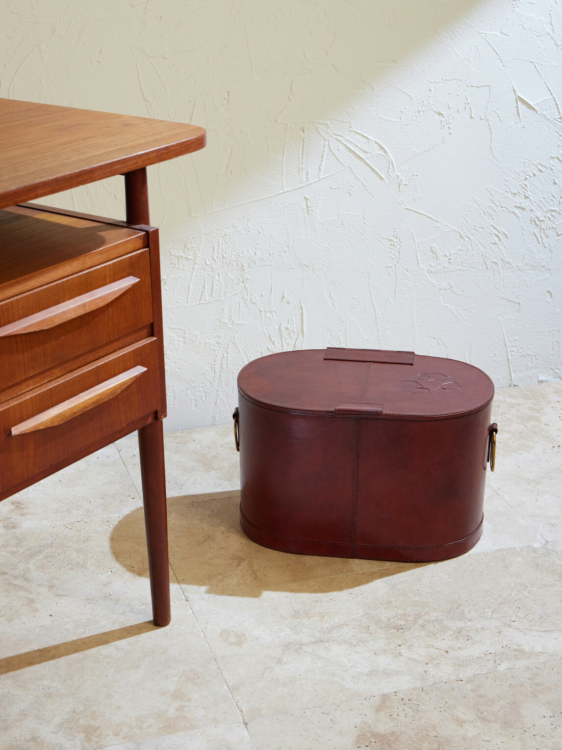 Soho Home - Leather Recycling Bin