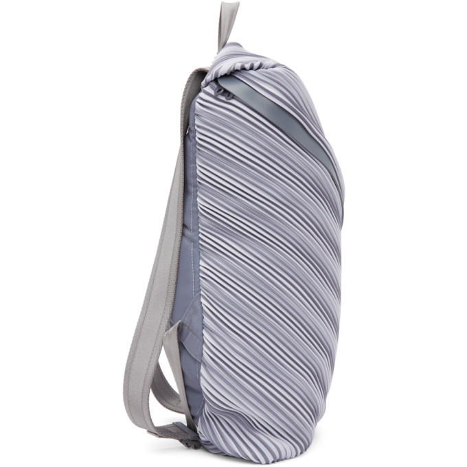 Pleats Please Issey Miyake Gray Bias Pleats Bag - ShopStyle