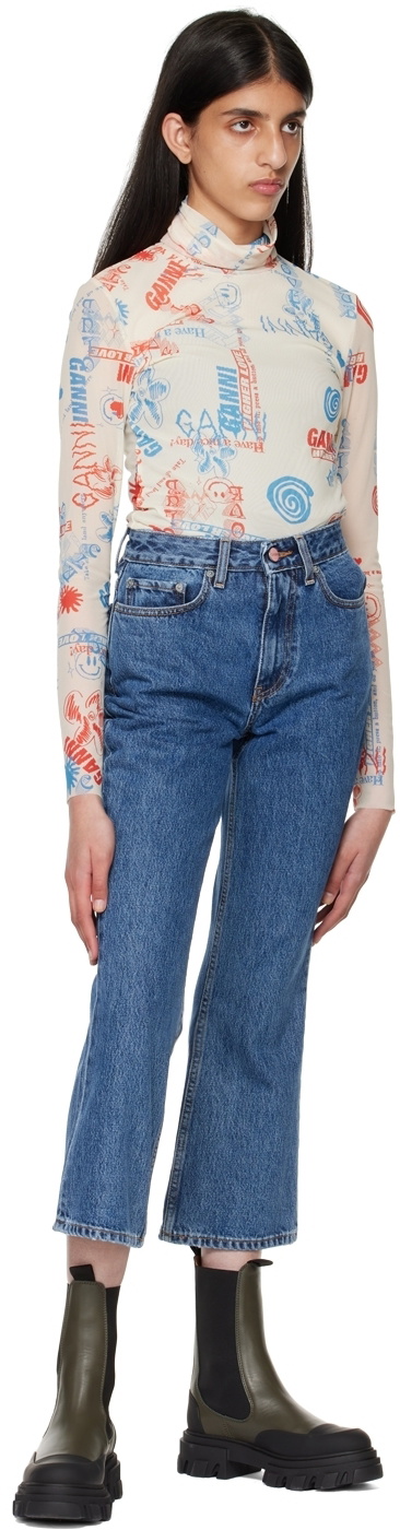 Ganni Women's Jeans Betzy Blue main image 1