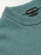 TOM FORD - Cashmere and Wool-Blend Sweater - Green