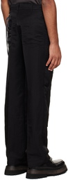 Song for the Mute Black Loose Pleated Trousers