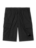 C.P. Company - Slim-Fit Straight-Leg Chrome-R Cargo Shorts - Black