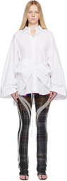 Ottolinger White Liberated Double Shirt Minidress