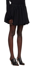 AARON ESH Black Puffball Miniskirt