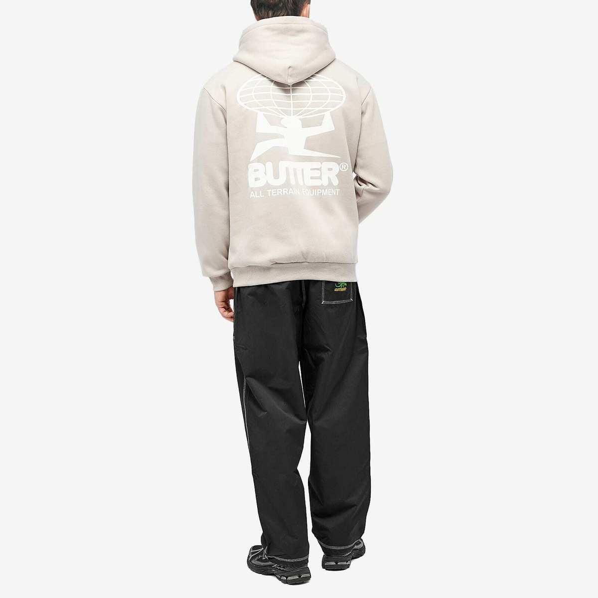Butter Goods Men's All Terrain Hoody in Cement Butter Goods