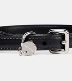Miu Miu Embellished leather dog collar