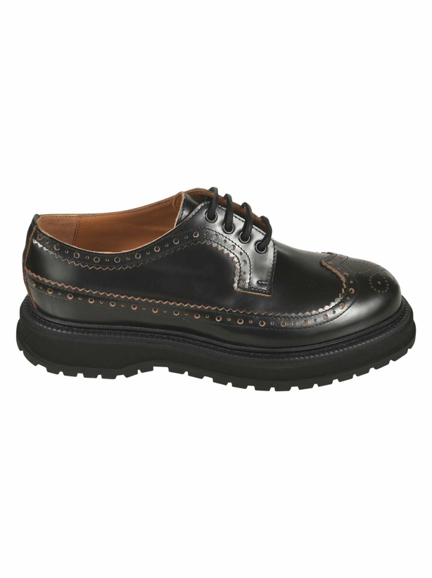 Photo: Buttero Laced Perforated Derby Shoes