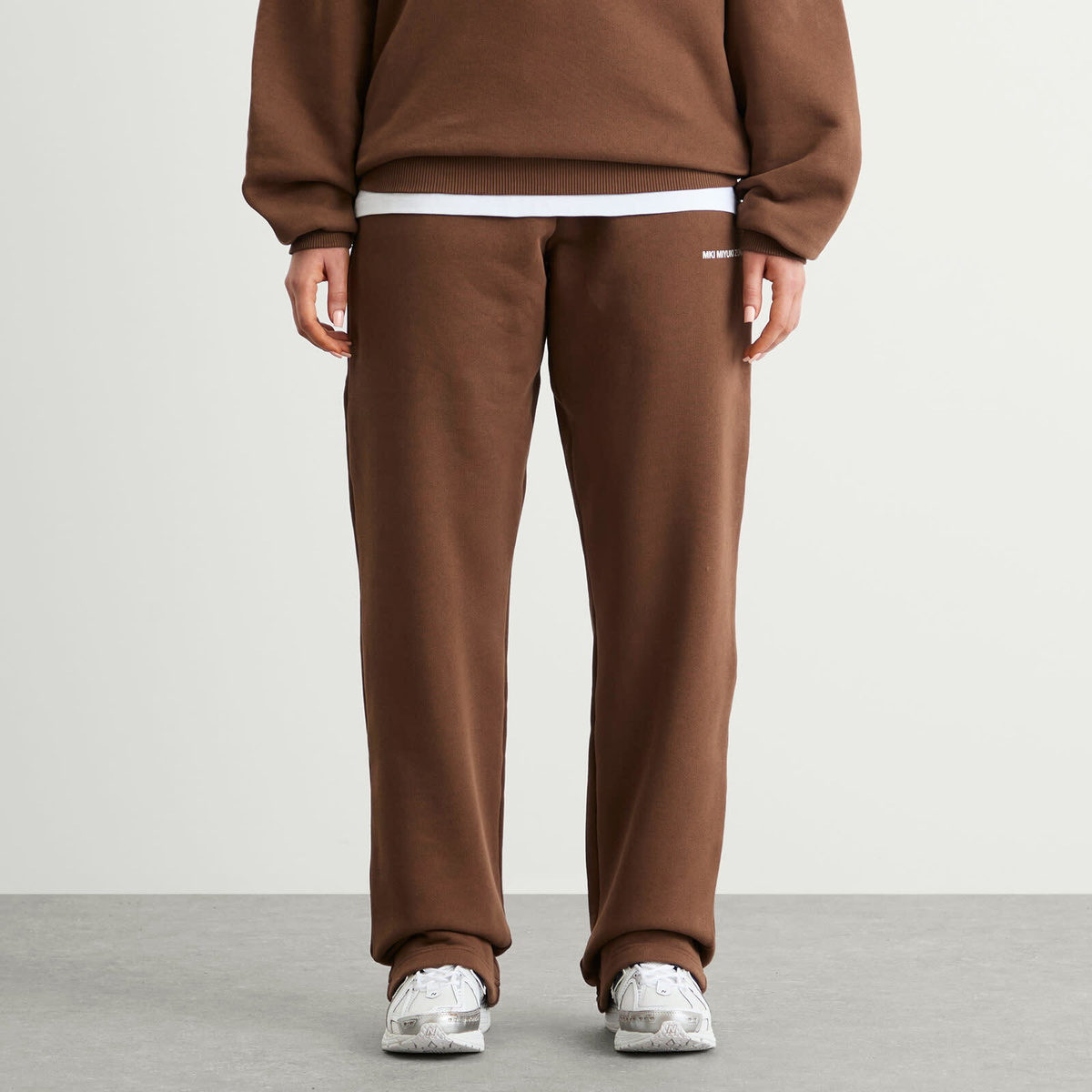 MKI Women's Uniform Wide Leg Joggers Presented by END. in Cocoa Brown