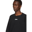 Off-White Black Caravaggio Arrows Long Sleeve T-Shirt