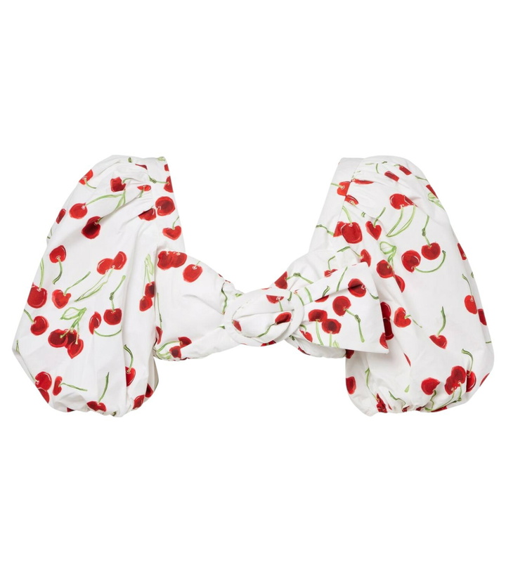 Photo: Adriana Degreas Printed cotton bandeau top
