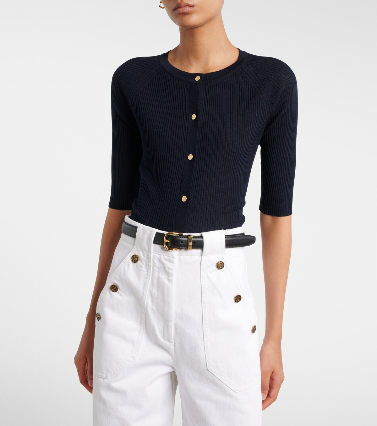 'S Max Mara Cropped virgin wool cardigan