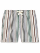 Orlebar Brown - Alex Straight-Leg Striped Cotton-Canvas Drawstring Shorts - Multi