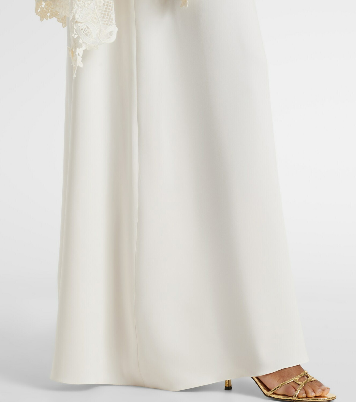 Oscar de la Renta Floral silk-blend kaftan