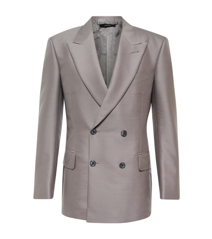 Photo: Tom Ford - Reverse twill organza suit jacket