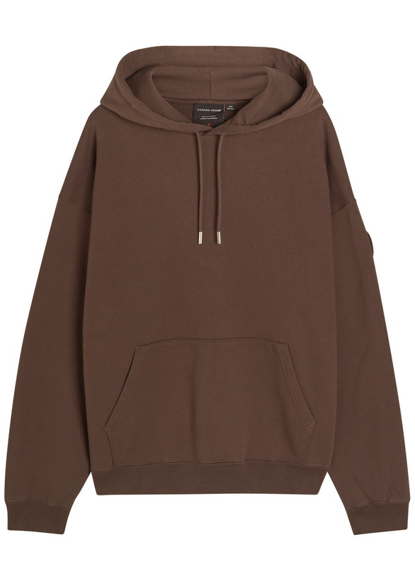 Photo: Canada Goose Hooded Cotton Sweatshirt Brown