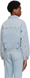 AGOLDE Blue Charli Oversized Denim Jacket