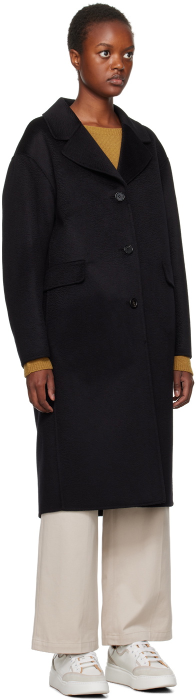 コート S Max Mara S Max Mara Coats Black (2529016071600 80700013) S Max Mara Black James Coat S Max Mara