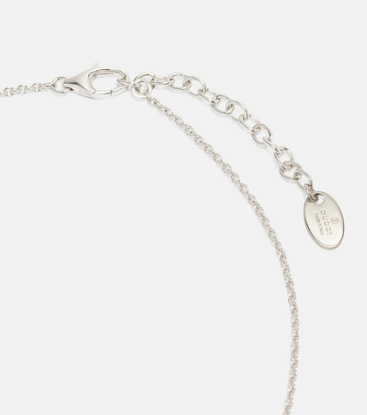 Gucci Interlocking G embellished pendant necklace