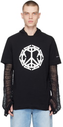 1017 ALYX 9SM Black Peace Sign T-Shirt