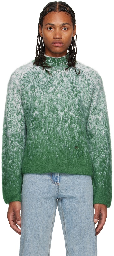 Photo: LOW CLASSIC Green Gradient Sweater