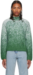 LOW CLASSIC Green Gradient Sweater