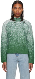 LOW CLASSIC Green Gradient Sweater