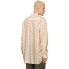 Dries Van Noten Off-White Loose Jacquard Shirt