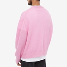 Cole Buxton Men's Loose Knit Crew Sweat in Pink