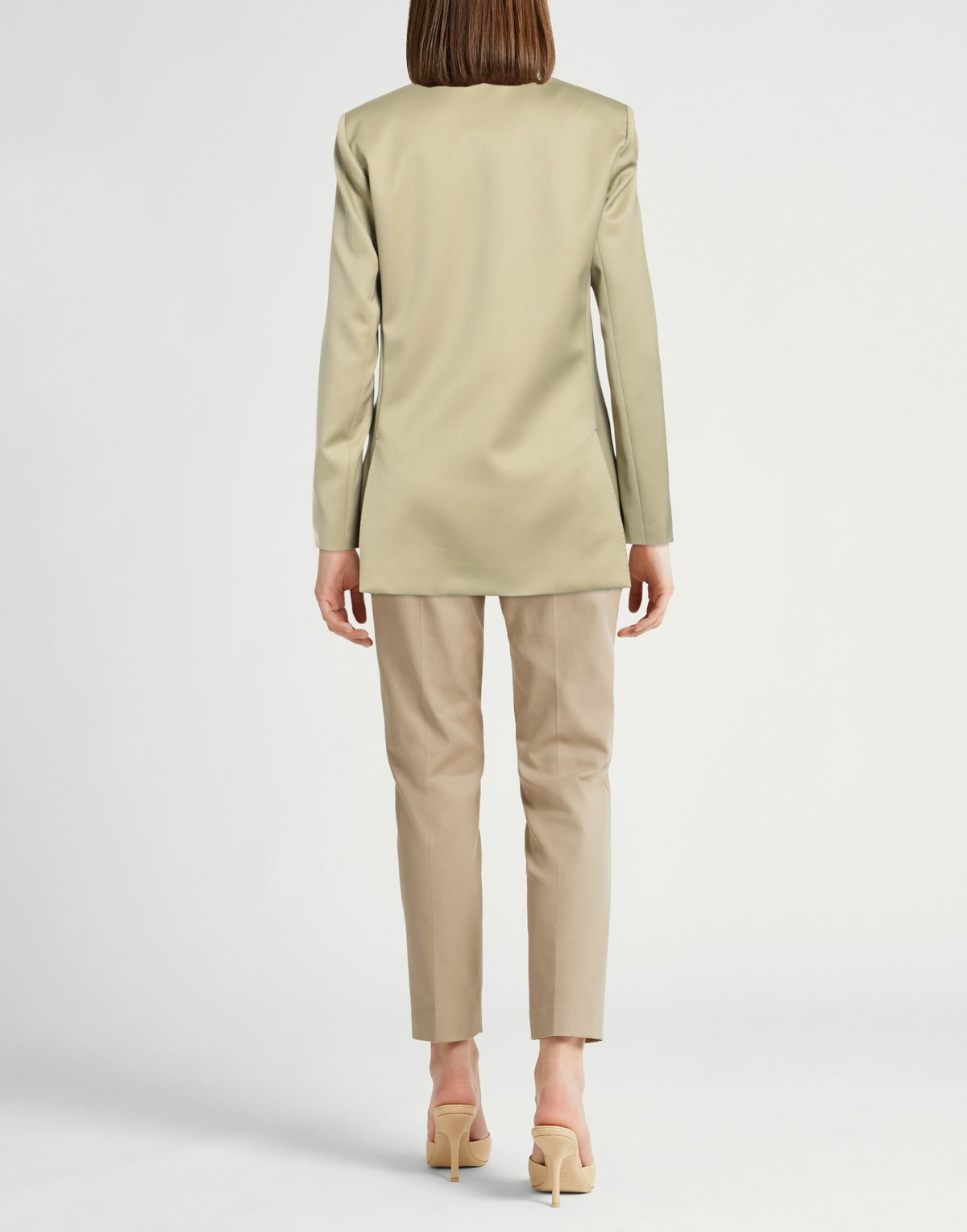 Agnona Womens Blazer in Sage green