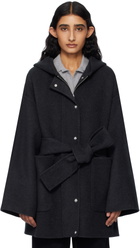 KHAITE Gray Hessner Coat