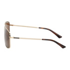 Gucci Gold GG0836SK Sunglasses