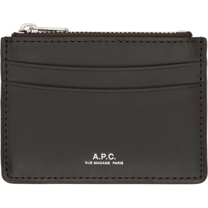 Photo: A.P.C. Brown Paris Card Holder