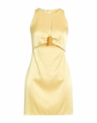 Nanushka Womens Mini dress Pastel in Yellow