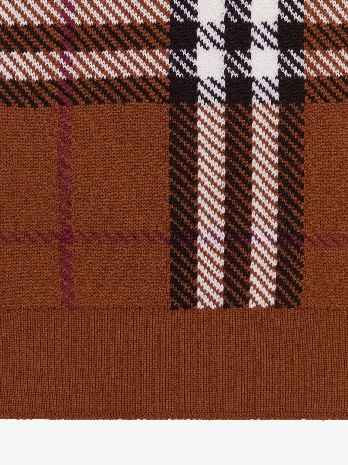 Burberry Scarf Brown Mens Burberry