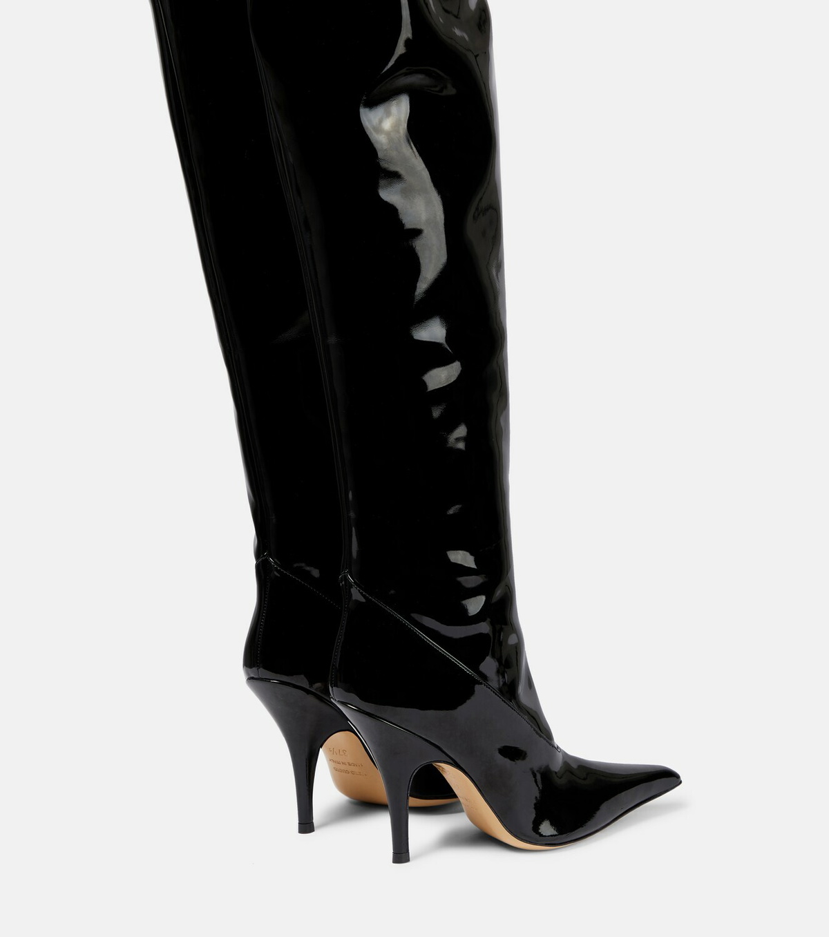Gia Borghini Gia 33 patent leather over-the-knee boots Gia