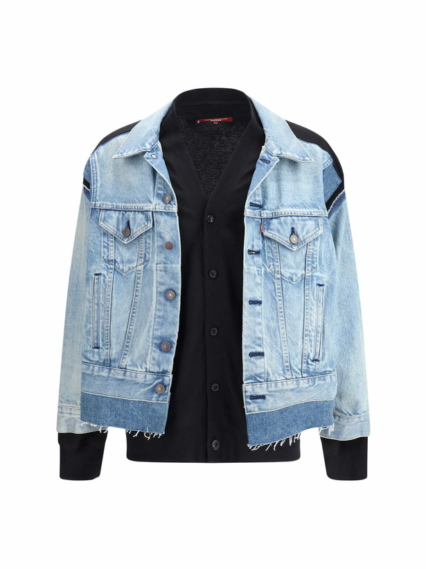Photo: Junya Watanabe Denim Jacket With Cardigan