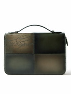 Berluti - Itauba Scritto Panelled Venezia Leather Pouch