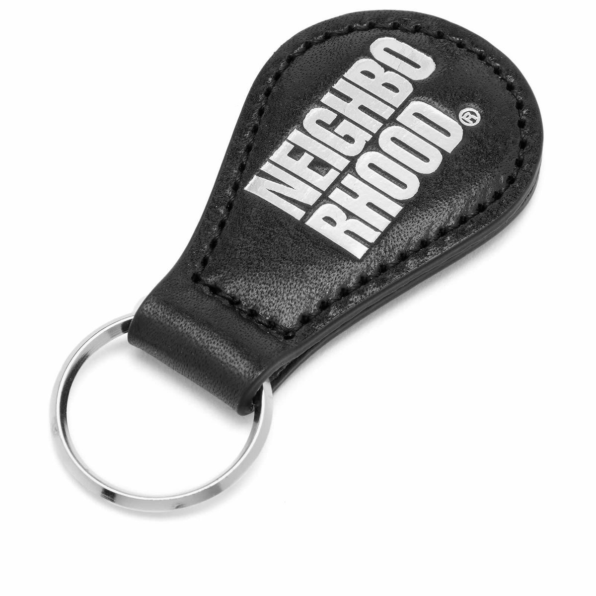 Neighborhood Men's Logo Leather Keyholder in Black Neighborhood