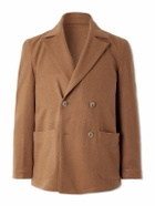 Stòffa - Double-Breasted Camel Hair Blazer - Brown