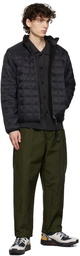 TAION Reversible Black Quilted Down Jacket