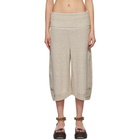 Stella McCartney Beige Woven Lounge Pants