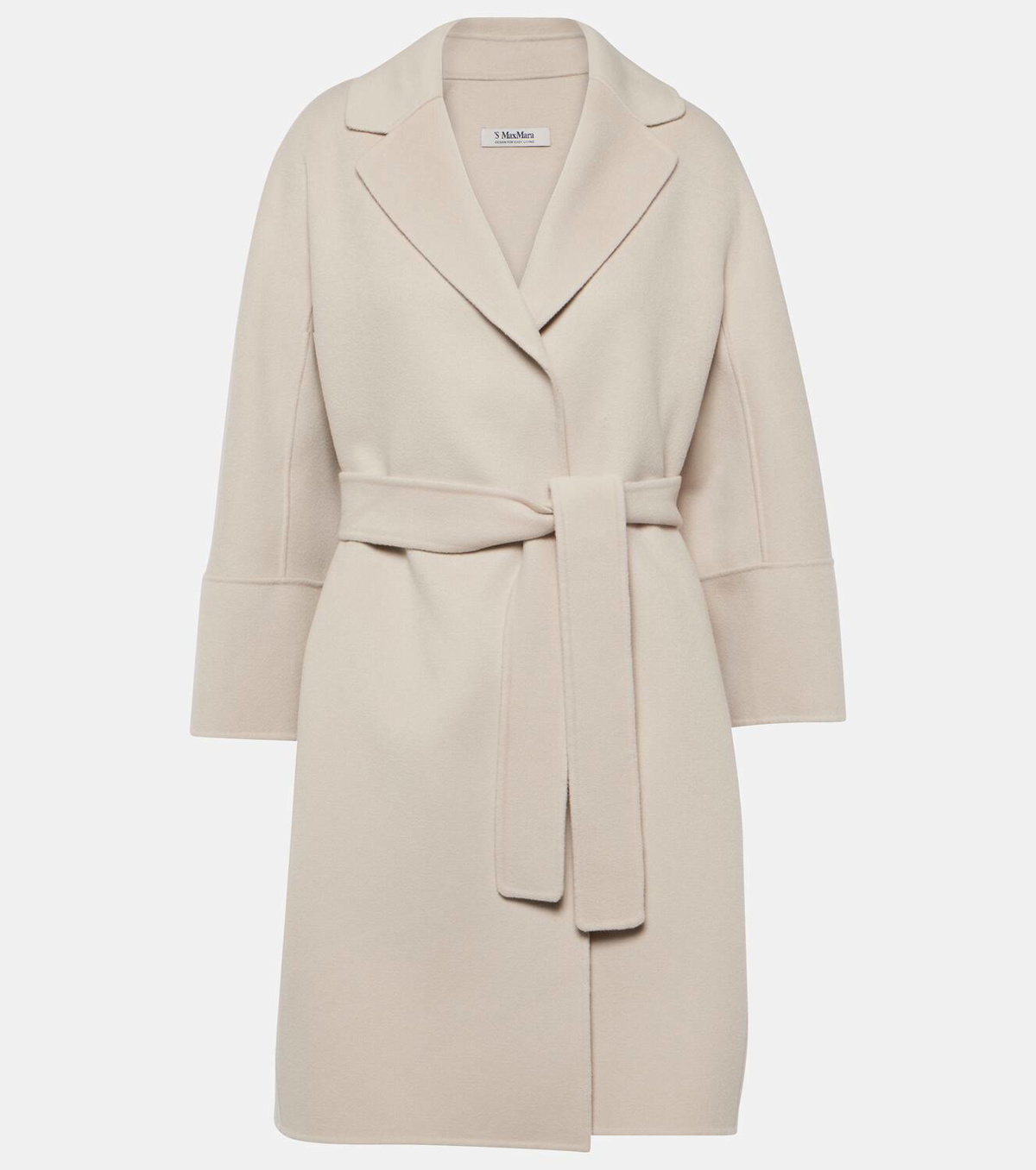 S Max Mara Arona virgin wool wrap coat S Max Mara