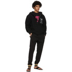 Versace Jeans Couture Black Warranty Half-Zip Hoodie