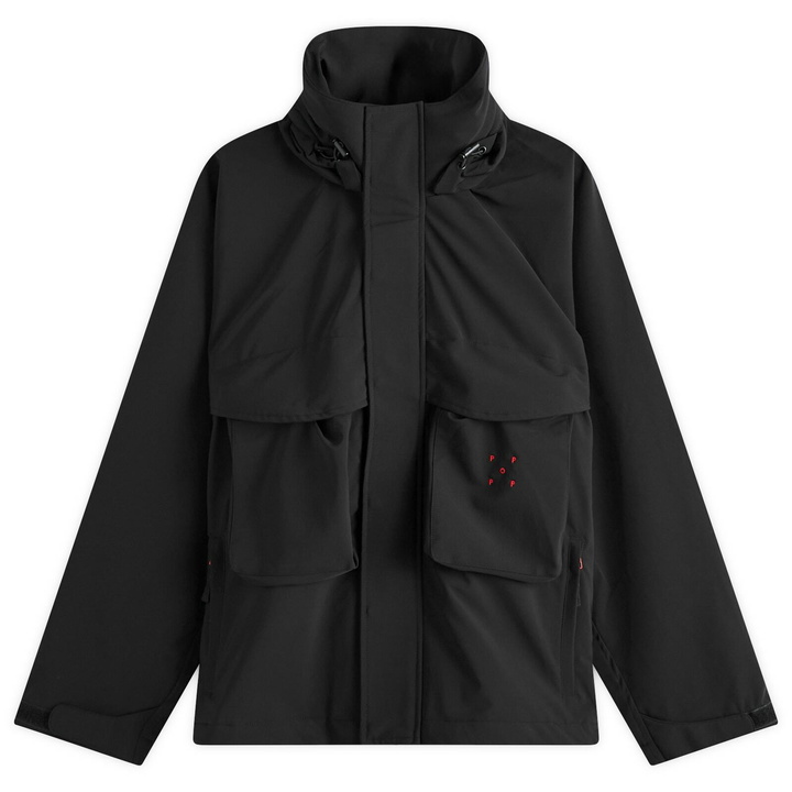 Photo: Pop Trading Company Men's Popshell Nylon Jacket in Black