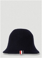 Thom Browne - 4 Bar Stripe Bucket Hat in Blue