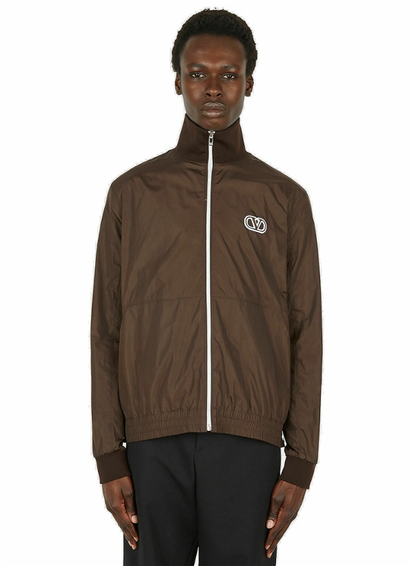 Photo: Track Logo Jacket in Brown