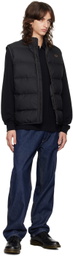 Fred Perry Black Insulated Vest
