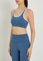 Varley Freesoft Selma Stretch-jersey Sports bra Blue